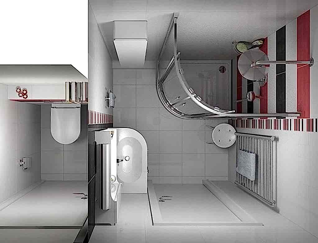 ванная комната 2,6м.кв фото